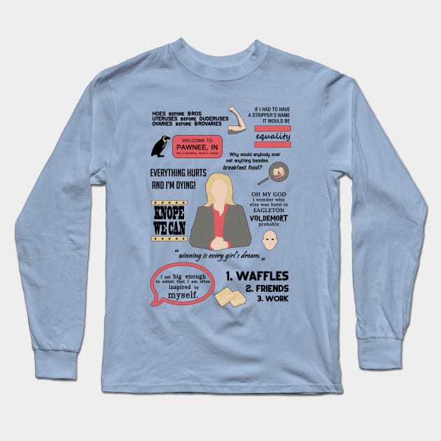 Knope Quotes Long Sleeve T-Shirt by bctaskin